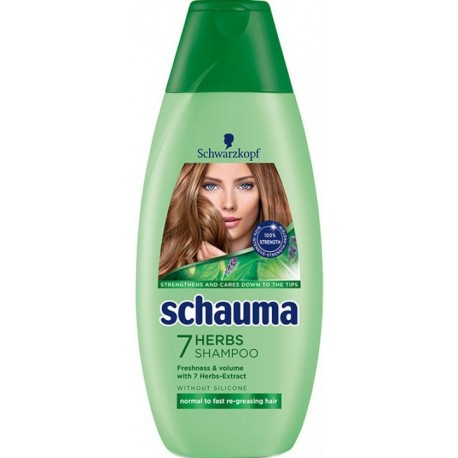 Schauma 7 Bylín - šampón na normálne a mastné vlasy 250 ml