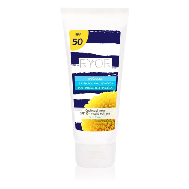 Obrázok RYOR Sun Care opaľovacie mlieko s kyselinou hyalurónovou SPF 50  100 ml