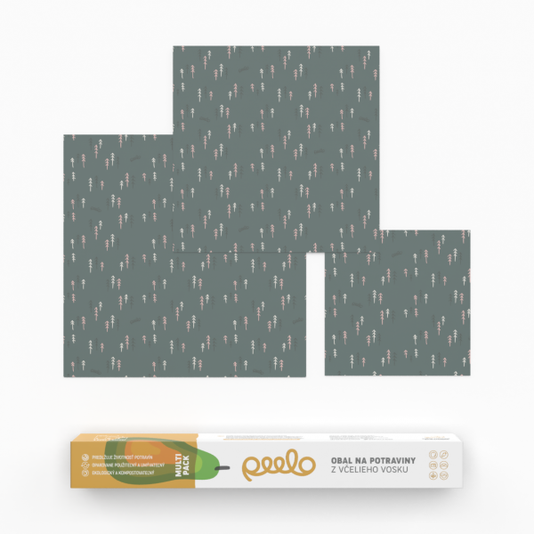 Wax Cloth 3 MULTI PACK Forest - Peelo
