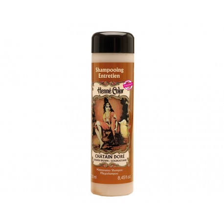 Henna Prírodný Šampón s výťažkom z henny Chatain - Gaštanová 250 ml - Henné Color