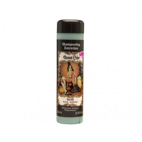 Henna Prírodný Šampón s výťažkom z henny Noir - Čierna 250 ml - Henné Color